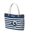 Forever Collectibles Womens Nautica Stripe Tote Handbag Purse