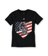 Majestic Boys Patriotic Home Plate Graphic T-Shirt
