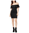 GUESS Womens Simple A-line Bodycon Dress jetblack XS