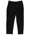 GUESS Womens Grant Pleated Casual Trouser Pants jetblack 23x26