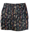 GUESS Womens Inari Jacquard Mini Skirt jetblackmulti 0