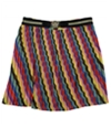 GUESS Womens Colorful Pleated Skirt rainbow 26