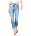 Hudson Womens Zoeey Straight Leg Cropped Jeans