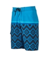 Hang Ten Mens Black Floral Swim Bottom Board Shorts