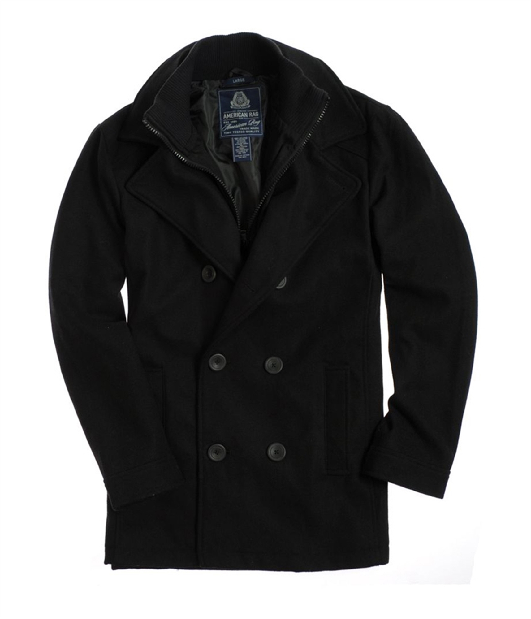 American Rag Mens Lined Pea Coat | Mens Apparel | Free Shipping on All ...