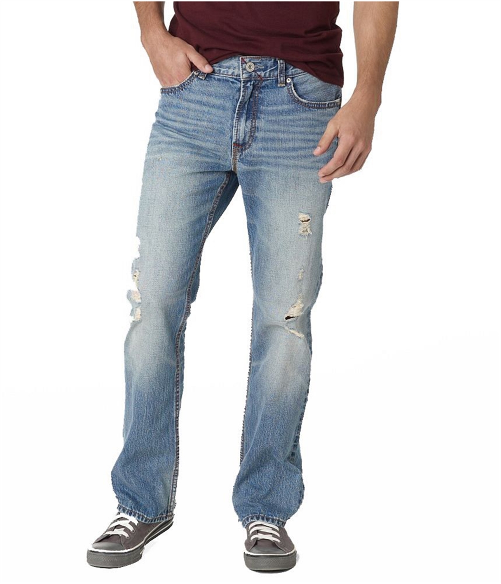 Aeropostale Mens Slim Boot Cut Jeans | Mens Apparel | Free Shipping on ...