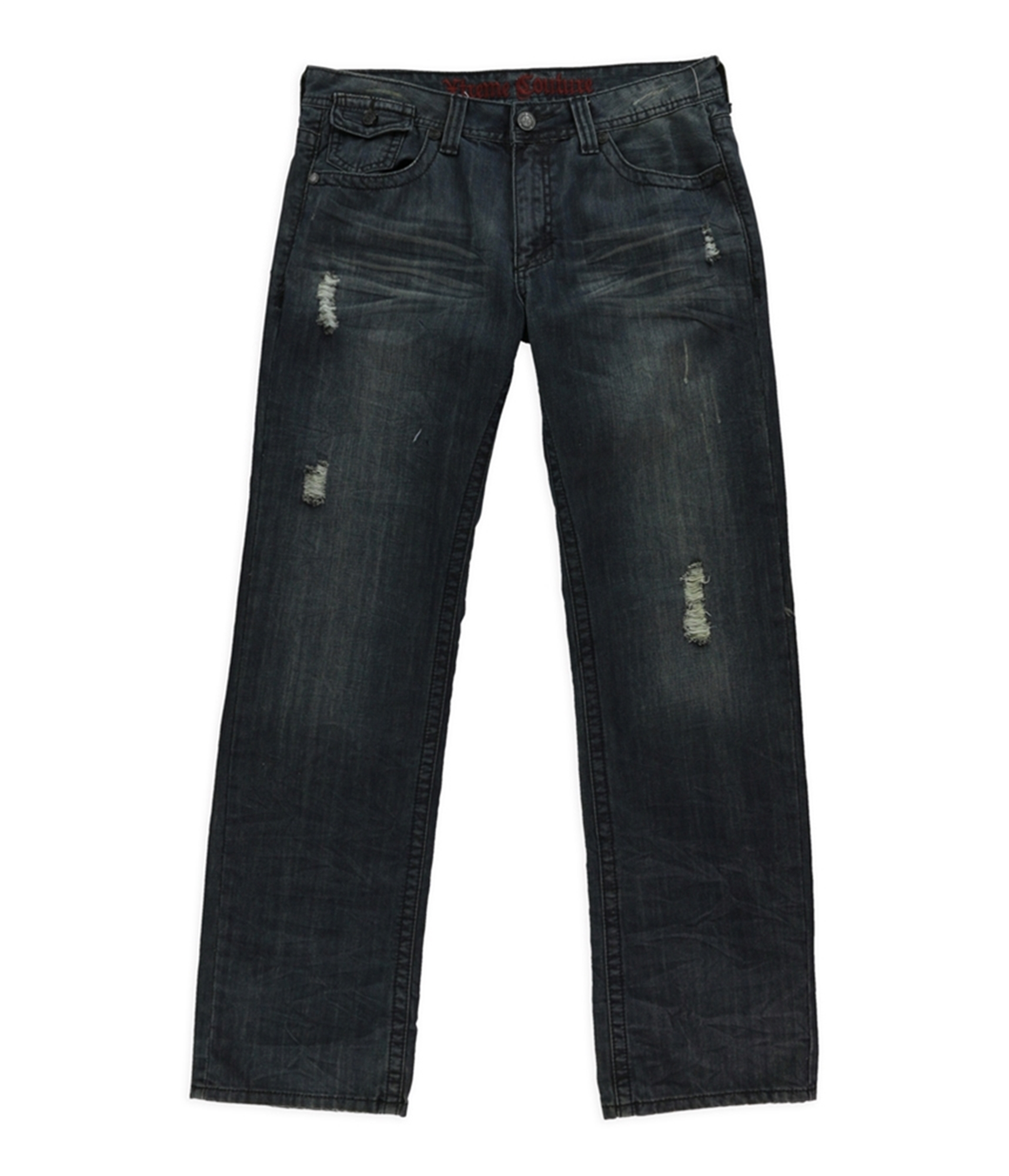 Buy a Mens Xtreme Couture Studded Cross Boot Cut Jeans Online ...