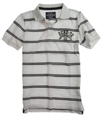 Ecko Unltd. Mens Ss Left Chest Stripe Rugby Polo Shirt