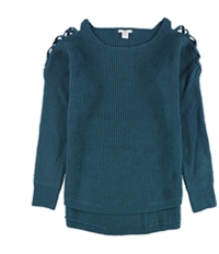 Bar Iii Womens High-Low Knit Sweater