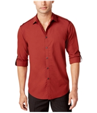 I-N-C Mens Ls Utility Button Up Shirt