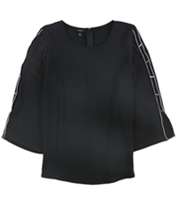 Alfani Womens Embellished Sleeve Pullover Blouse