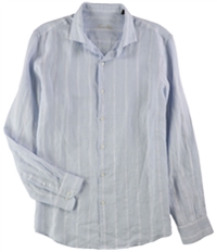Tasso Elba Mens Boucle Button Up Shirt