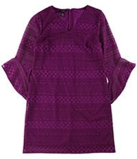 Alfani Womens Lace Shift Dress