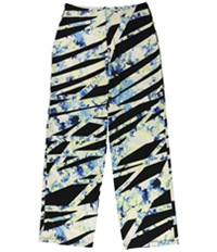Alfani Womens Printed Casual Wide Leg Pants, TW3