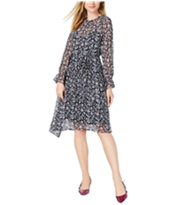 Maison Jules Womens Floral A-Line Dress, TW3