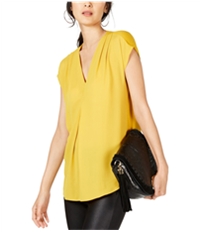 I-N-C Womens Inverted Pleat Pullover Blouse