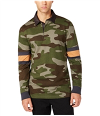 American Rag Mens Camo Rugby Polo Shirt