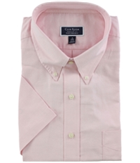 Club Room Mens Wrinkle-Resistant Button Up Dress Shirt, TW10