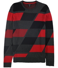 Alfani Mens Abstract Color Block Pullover Sweater