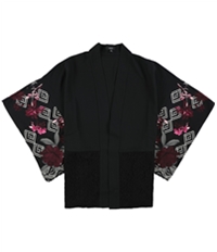 Alfani Womens Open Front Kimono Top Blouse