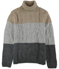 Tasso Elba Mens Colorblocked Knit Sweater