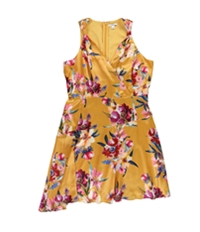 Bar Iii Womens Asymmetrical Fit & Flare Dress, TW1