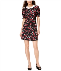 Maison Jules Womens Floral Shift Dress, TW2