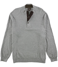 Tasso Elba Mens Mock Neck Textured Pullover Sweater