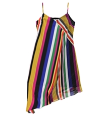 Bar Iii Womens Aymmetrical A-Line Dress
