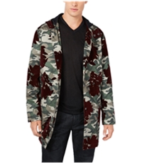 I-N-C Mens Flocked Parka Coat