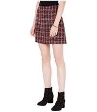 Maison Jules Womens Tweed Mini Skirt
