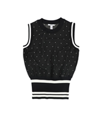 Bar Iii Womens Mesh Ribed Basic T-Shirt