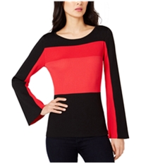 I-N-C Womens Colorblock Pullover Sweater