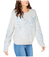 I-N-C Womens Embroidered Pullover Sweater