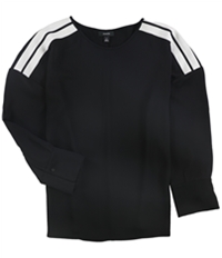 Alfani Womens Shoulder Stripe Pullover Blouse
