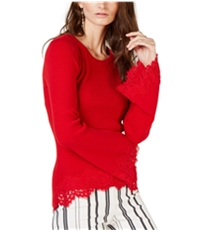 I-N-C Womens Lace Bell-Sleeve Knit Sweater