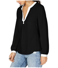 I-N-C Womens Contrast Trim Pullover Blouse, TW1