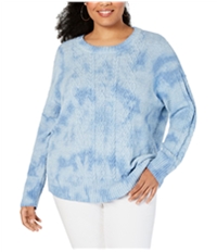 I-N-C Womens Cable-Knit Pullover Sweater