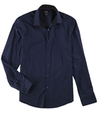 Alfani Mens Long Sleeve Button Up Shirt