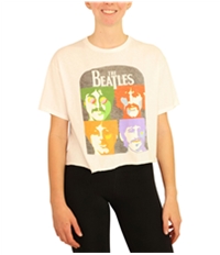Junk Food Womens The Beatles Crop Graphic T-Shirt