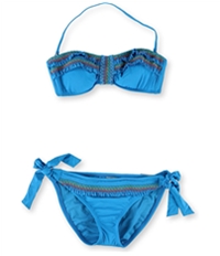 Lucky Brand Womens Fiesta Hipster 2 Piece Bandeau, TW5