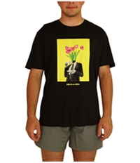 Elevenparis Mens Life Is A Joke Graphic T-Shirt, TW1