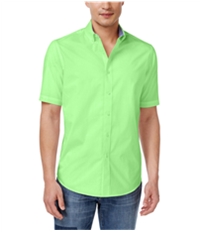 Club Room Mens Bancroft Poplin Button Up Shirt