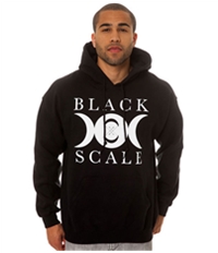 Black Scale Mens The Lunarology Pullover Hoodie Sweatshirt, TW2