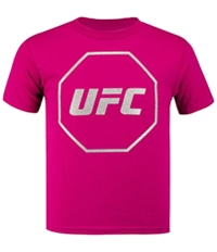 Ufc Girls Glitter Logo Graphic T-Shirt