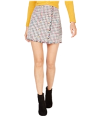 Leyden Womens Tweed Mini Skirt