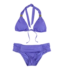 Bar Iii Womens Triangle Side Tab 2 Piece Bikini, TW4