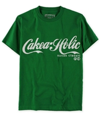 Suvas Mens Cake A Holic Logo Graphic T-Shirt
