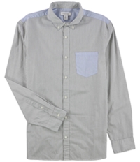 Calvin Klein Mens Striped Button Up Shirt, TW3