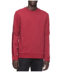 Calvin Klein Mens Velvet Stripe Sleeve Pullover Sweater